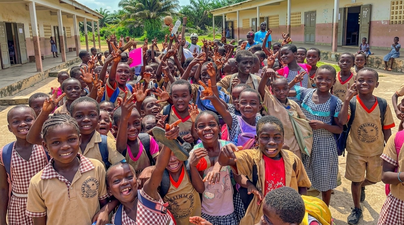 Enfants en classe